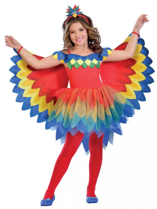 Pretty Parrot Fairy Child Costume