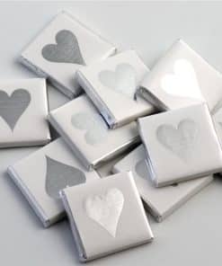 Silver Heart Chocolate Neapolitans