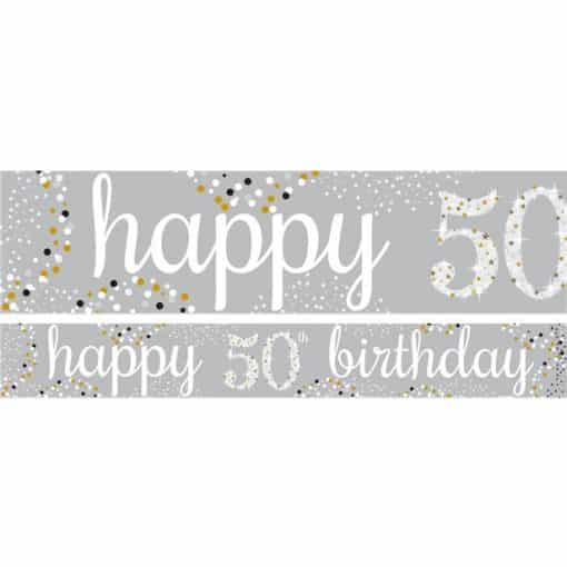 50th Birthday Paper Banners