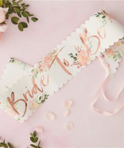 Floral Hen Party Bride To Be Sash