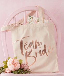 Floral Hen Party 'Team Bride' Tote Bag