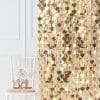 Gold Wedding Heart Foil Backdrop