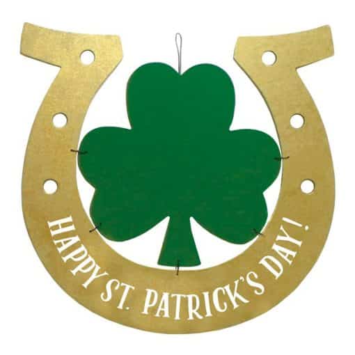 Happy St Patrick's Day MDF Hanging Sign