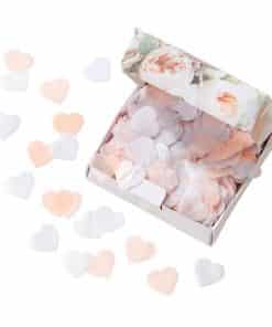 Pastel Tissue Heart Throwing Confetti