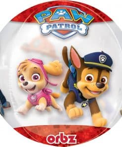 Paw Patrol Chase & Marshall Clear Orbz Foil Balloon