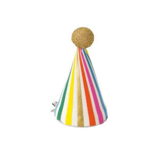 Rainbow Mini Fabric Party Hat