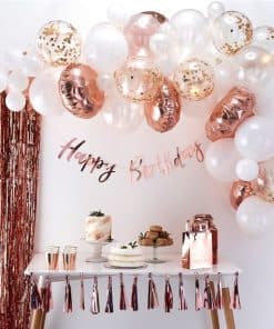 Rose Gold Balloon Arch