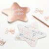 Twinkle Twinkle Rose Gold Advice Cards