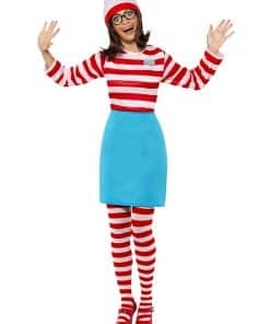 Where's Wally Wenda Adult Costume