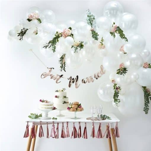 White Balloon Arch