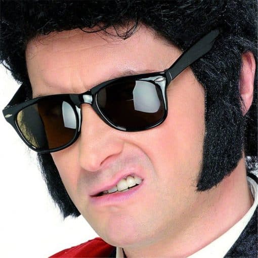 50's Sideburns - Black Self Adhesive