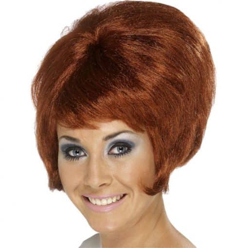 60's Beehive Wig - Auburn