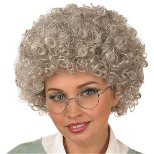 Afro Wig Grey