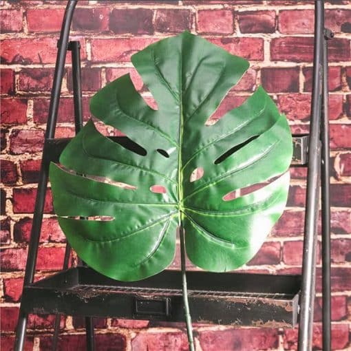Giant Philo Green Tropical Leaf Decoration