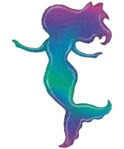 Glitter Mermaid Holographic Supershape Balloon