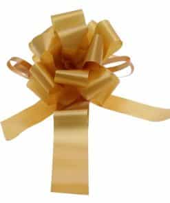 Gold Wedding Car Ribbon & Bows Kit