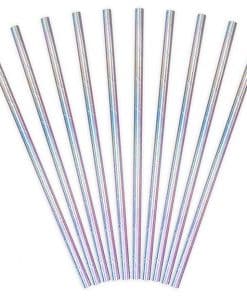 Iridescent Paper Straws