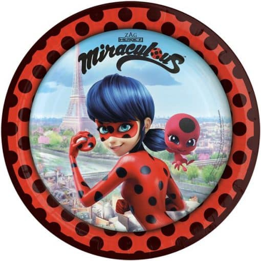 Miraculous Ladybug Paper Plates