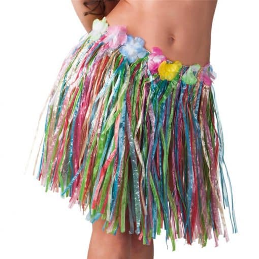 Multicoloured Hawaiian Skirt