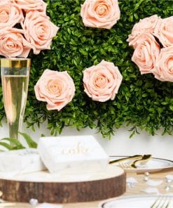 Peach Foam Rose Bud Decorations