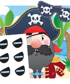 Pirates Pin the Eye Patch Game