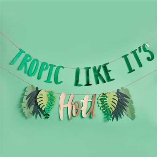 Tropic Like Its Hot Tiered Banner