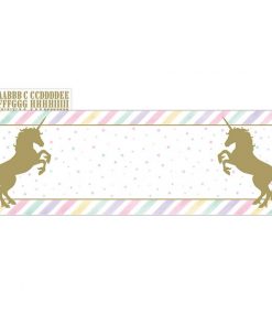 Unicorn Sparkle Giant Personalisable Banner