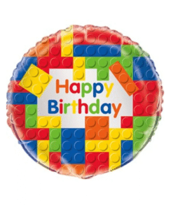 Birthday Blocks Lego Party Balloon