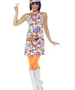 60s Groovy Chick Adult Costume