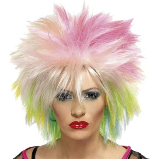 80's Blonde & Neon Wig