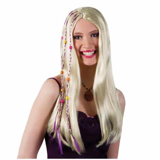 Blonde Braided Hippie Wig