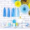 Blue Mix Tassel Garland Decoration