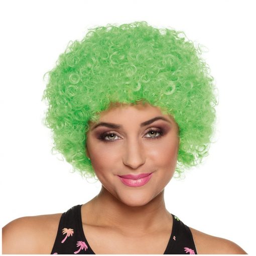 Green Afro Wig