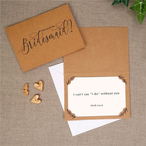 Hearts & Krafts Will You Be My Bridesmaid Cards