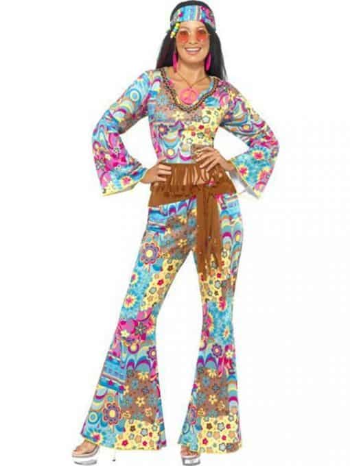 Hippie Flower Power Adult Costume