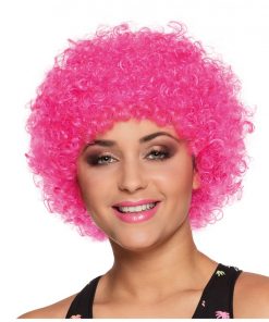 Pink Afro Wig