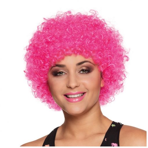 Pink Afro Wig