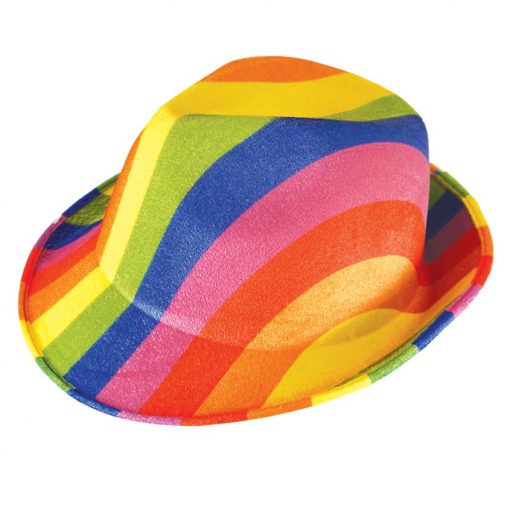 Rainbow Pride Gangster Hat