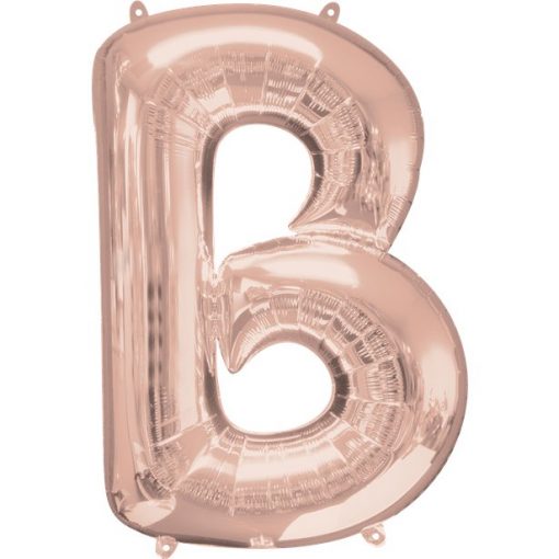 Rose Gold Letter B Balloon