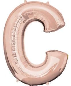 Rose Gold Letter C Balloon