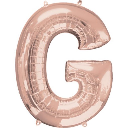 Rose Gold Letter G Balloon