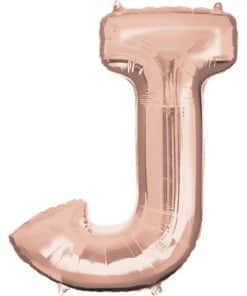 Rose Gold Letter J Balloon