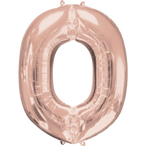 Rose Gold Letter O Balloon