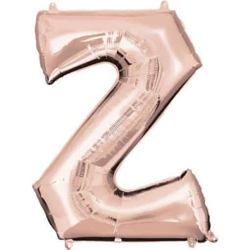 Rose Gold Letter Z Balloon