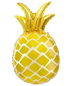 Gold Pineapple Supershape Foil Balloon