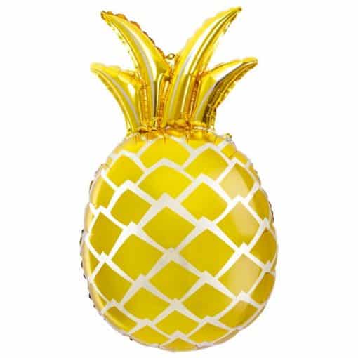 Gold Pineapple Supershape Foil Balloon