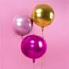 Hot Pink Foil Balloon Ball - 16