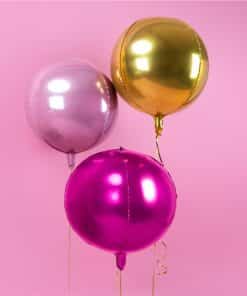 Hot Pink Foil Balloon Ball - 16