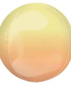 Ombre Yellow & Orange Orbz Balloon