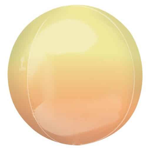 Ombre Yellow & Orange Orbz Balloon